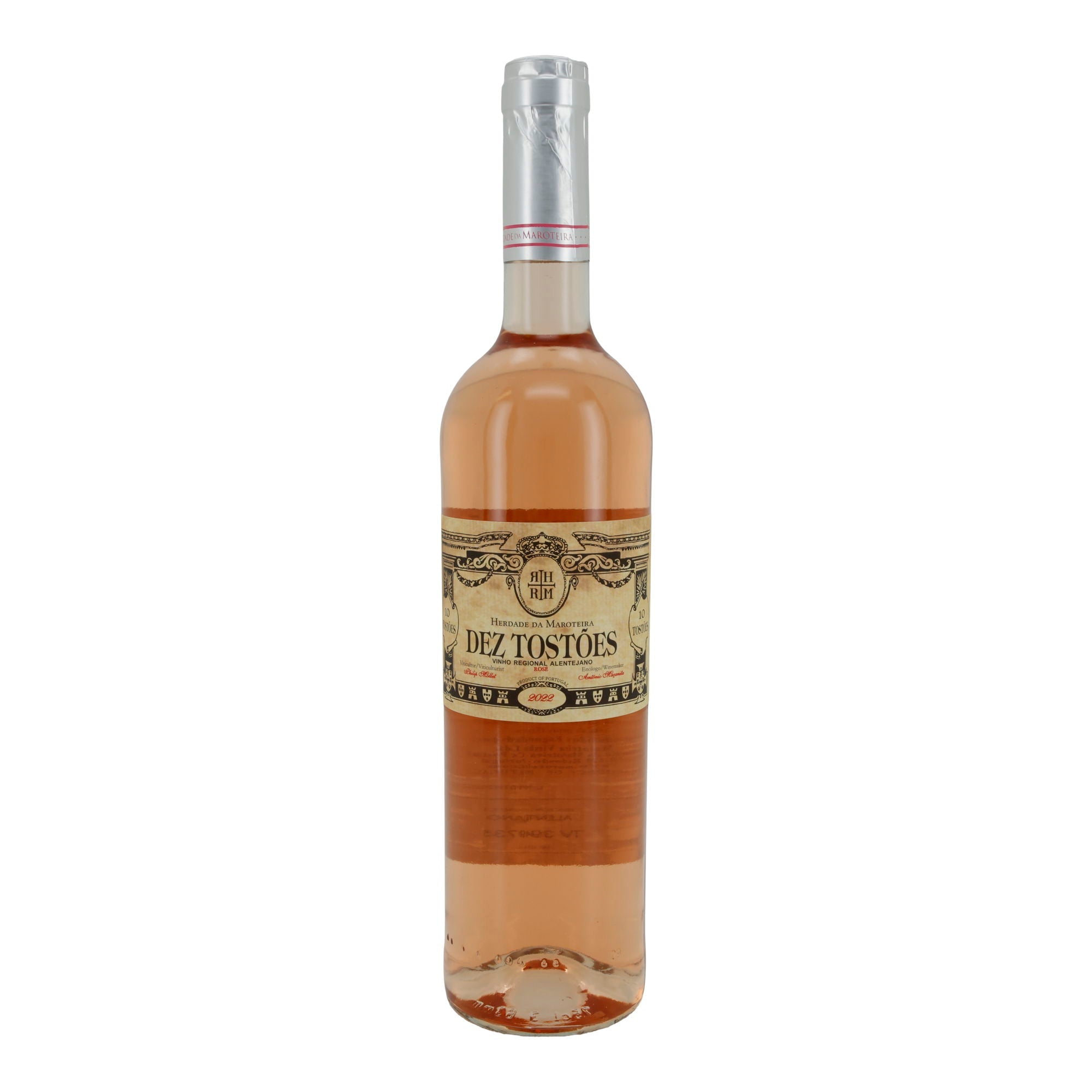 Dez Tostões Rosé 2022 | Vinho Regional Alentejano | Portugiesischer Roséwein | 750 ml | 13 % vol Herdade da Maroteira